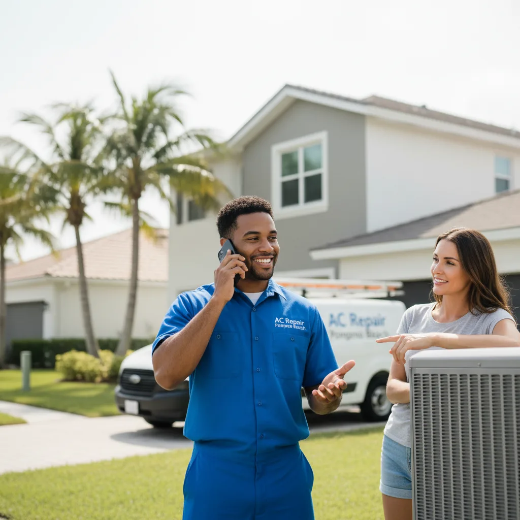 AC Repair Pompano Beach customer support in West New York